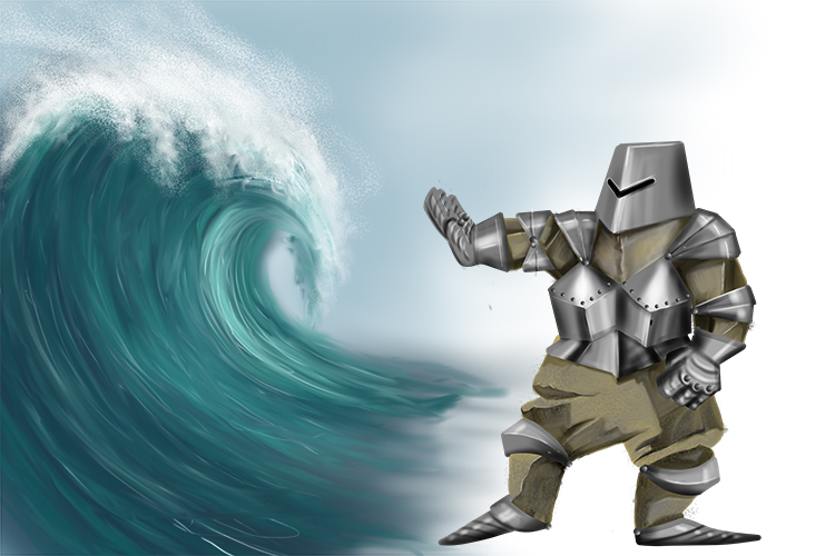 The Rock and her armour was what the coast needed to protect itself